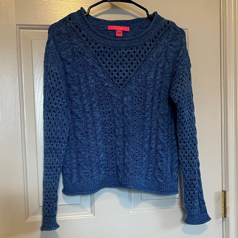 Lilly Pulitzer Blue Knit Sweater